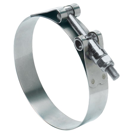 B & K Ideal Tridon 3-1/2 in. 3-13/16 in. 350 Silver Hose Clamp Stainless Steel Band T-Bolt 300100350553